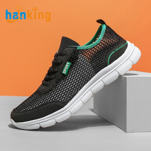 Ehanking รองเท้าโลฟเฟอร์นุ่มสำหรับผู้ชาย, รองเท้าตาข่ายระบายอากาศน้ำหนักเบาแห้งเร็ว - Product Image 1