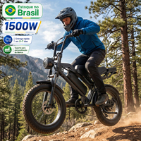 Vélo Électrique Tout-Terrain Adulte ZUMI (Stock Brésil) – Cadre en Acier 1000W 48V, Freins à Disque Hydrauliques, 7 Vitesses – Fournisseur en Gros, Usine OEM ODM