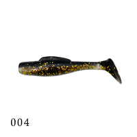 Mer d'eau douce 6cm 6.5cm 8cm leurre de pêche souple matériau TPR appât souple artificiel flottant pêche souple T queue leurre pour doré