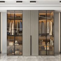 Prima Visible Walk in Armoire Personnalisée En Bois Massif Armoire Organisateur Chambre Portable Armoire Placard