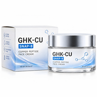 Crème au peptide de cuivre GHK-CU Snap-8 et niacinamide, anti-âge, éclaircissante, réparatrice de barrière cutanée, stimulant de collagène, marque privée, dropshipping