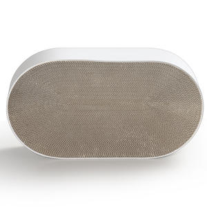 Extra Große Umweltfreundliche Katzentoilette mit Fußballfeld-Kratzbrett aus Wellpappe, Haustierspielzeug, Katzenbaum & Kratzspielzeug - Product Image 5