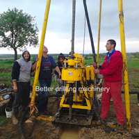 BDM-200YY Foreuse minière de 200 m de profondeur, équipement de forage de carottage de roche, machine de forage de puits d'eau