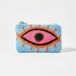 Porte-monnaie brodé à la main avec perles détaillées - Product Image 1