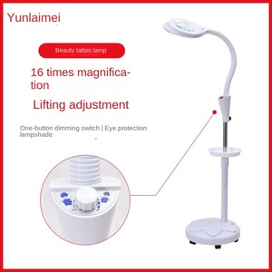 Lampe <span class=keywords><strong>loupe</strong></span> professionnelle à lumière froide LED 16x avec angle réglable à 360° pour le visage, les yeux, les dents, prise US compatible, vente chaude - Product Image 3