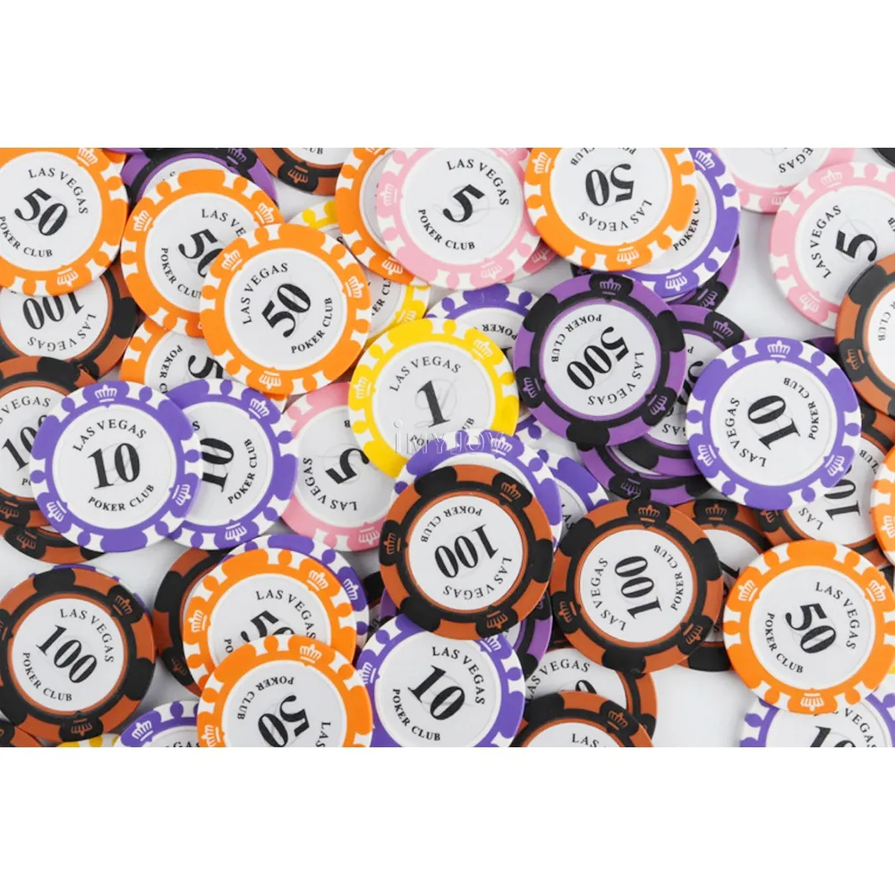 Высококачественные покерные чипсы премиум-класса, набор покерных чипсов из глины на заказ