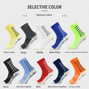 Calze da Calcio a Metà Polpaccio con Motivo a Pois, Unisex, Foderate in Spugna, in Nylon, Antiscivolo, Resistenti all'Abrasione, Ammortizzanti per Basket - Product Image 2