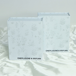 Custom Logo White Rigid Cardboard Magnetic Gift Box Book Shape with Embossing for Loose Powder <b>Face</b> Cream Nail <b>Polish</b> Oil & Eye - Product Image 6