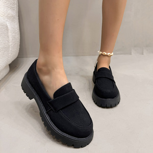 Chaussures à semelle épaisse à enfiler, taille 43, automne - Product Image 6