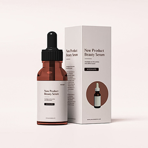 Tùy chỉnh in ấn Craft Kích thước cao cấp gấp mỹ phẩm vẻ đẹp Lotion tinh dầu nhỏ giọt chai nước hoa chăm sóc da hộp giấy trắng - Product Image 5