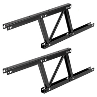 Charnière d'extérieur moderne en acier robuste, support pliable à ressort, support pour thé, table basse, quincaillerie pour meubles, étagère de levage