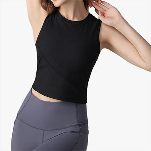 Chaleco Deportivo de Yoga Acanalado, Acolchado, Elástico, Suave, con Soporte, Antigolpes, para Correr, Fitness, para Mujer - Product Image 5