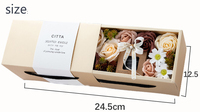 Fabrik verkauf Valentinstag Romantik Geschenk Rose Seife Geschenk box mit Duft kerze