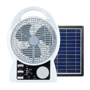 Ac Dc 8 Inch <strong>Solar</strong> <strong>Power</strong> <strong>Fan</strong> <strong>Cooling</strong> Air Stand Battery Portable Mini Climatiseur Desk Charging <strong>Fans</strong> - Product Image 6