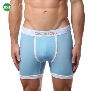 Marchio personalizzato uomo Boxer slip con tessuto bordino intorno orlo morbido cotone Spandex biancheria intima <span class=keywords><strong>per</strong></span> il maschio - Product Image 1