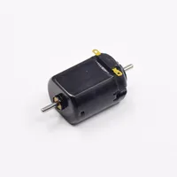 Moteur électrique miniature personnalisé à 5 pôles Micro FK-130, DC 12V 18V 24V, moteur haute vitesse, double arbre de 2 mm