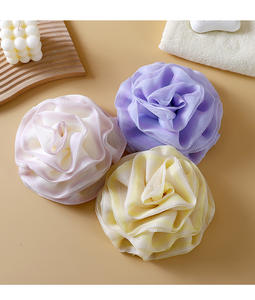 Boule de <span class=keywords><strong>Bain</strong></span> à la Rose de Haute Qualité pour Femmes, Non-Diffusante, Exfoliante, <span class=keywords><strong>Ultra</strong></span>-Douce, Moussante, Extra-Large - Product Image 5