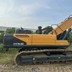 Excavatrice Hyundai 485 d'occasion, 48 tonnes, équipement de construction lourd avec moteur, rapport et inspection vidéo fournis, à vendre - Product Image 3
