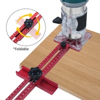 L-HT1218 trou de forage goujon trou scie acier Scriber boussole routeurs modèle Lucite garniture routeur précision cercle coupe gabarit