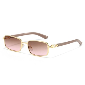 Gafas de Sol Cuadradas de Moda Europea y Americana 2026 para Hombre, Montura Completa de Aleación de Zinc, UV400, Sin Polarizar, Modernas para Exteriores - Product Image 3