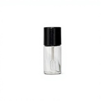 Botol Sampel Kosmetik Mini 4ml dari Kaca dengan Aplikator Spatula, Wadah Ukuran Perjalanan untuk Concealer dan Lip Oil