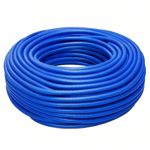 ท่อร้อยสายแบบโค้งงอได้ สีฟ้า ขนาด 20 มม. ยาว 50 ม. สำหรับป้องกันสายไฟและติดตั้งสายเคเบิล - Product Image 2