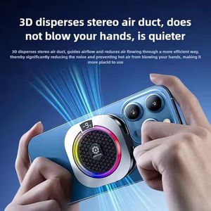 Refroidisseur de téléphone portable TH16 Pro haute puissance AI, refroidissement puissant, semi-conducteur magnétique et à clip dorsal, pour jeux PUBG sur iPhone et Android, radiateur - Product Image 3