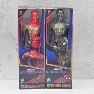 Grosir tokoh Marvel berbagai tokoh aksi Spiderman mainan Model PVC hadiah mainan untuk anak-anak