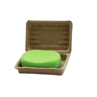 Customize Environmentally Friendly Waterproof Professional Pulp Soap Box Degradable Molded Pulp PackagingBox for Soap