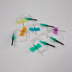 Disposable Butterfly Type Scalp Vein Set Vacuum Blood Specimen Collection Needle for Single Use