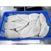 Tubes de calmar IQF sans peau U3/U5/U7, emballage sous vide ou en vrac, produits de la mer pour l'exportation