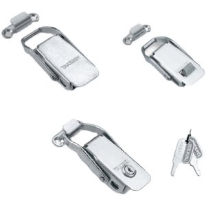Takigen <b>Spring</b> Hook And Loop C-1539-3 C-1539-3-L Stainless Steel For Office <b>Door</b> Window Bolts - Product Image 2