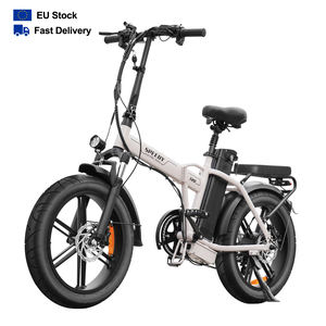 QMWHEEL Folding E <b>Bike</b> Fat Tire E-<b>Bike</b> Q30 EU Warehouse 250W 48V 15.6AH 20*4 Inch Tire 40km Range Fatbike V20 Electric <b>City</b> <b>Bike</b> - Product Image 1