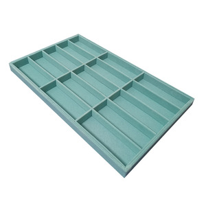 Kính mát quang học lưu trữ hiển thị Khay 10 15 màu hồng màu xám màu be nhung khay Mắt kính tổ chức trường hợp - Product Image 4