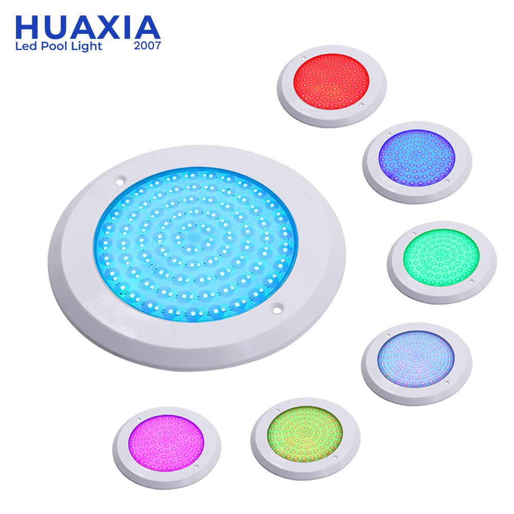 High Quality RGB LED Underwater Swimming Pool Light with Remote Control IP68 PC Lamp Body 18W 2-Year Warranty Dimmable AC/DC12V
