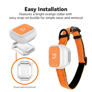 Mini traceur <span class=keywords><strong>GPS</strong></span> 4G pour animaux de compagnie en nylon IP67 avec suivi iOS/Android, gestion de la santé et positionnement anti-perte - Product Image 3