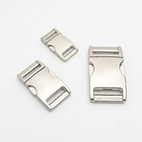 Boucle à dégagement rapide en alliage d'aluminium léger, logo personnalisé, boucle à dégagement latéral en métal pour accessoires pour animaux de compagnie et bagages