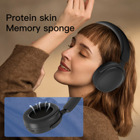Casque sans fil supra-auriculaire avec annulation active du bruit et conception étanche - Haut-parleur dynamique pour le sport et les voyages