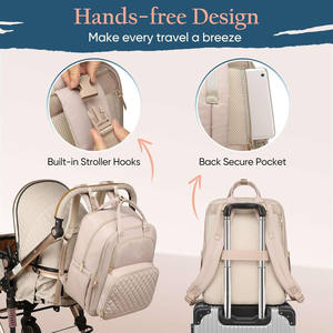 Sac à dos de voyage pour bébé extra large personnalisé sac à couches sac à dos pour 2 enfants - Product Image 2