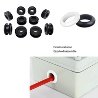 Cordon électrique en silicone personnalisé avec passe-câble en caoutchouc de qualité supérieure, diamètre intérieur 5 mm pour panneau métallique, fabricant de caoutchouc silicone