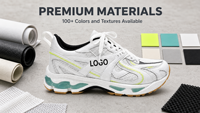 Chaussures de sport respirantes pour la marche et la course, personnalisables avec logo de marque, vente en gros directe d'usine OEM ODM