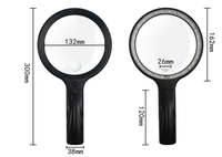 8 LEDs Electronic Laboratory Magnifier Camera High-definition Digital Microscope With LCD Screen