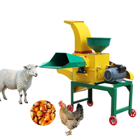Broyeur à marteaux multifonctionnel pour pailles, déchiqueteur d'aliments pour animaux, pulvérisateur, concasseur de tiges de maïs pour l'élevage agricole