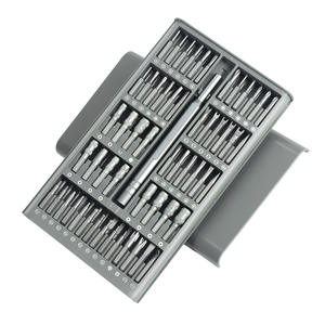 Jeu de tournevis de réparation de téléphone portable Weeks 118-en-1 en acier au chrome-vanadium avec poignée magnétique en aluminium - Product Image 5