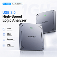 Analizador Lógico FNIRSI DLA-16/32 DLA-16 Plus, 16 Canales, Frecuencia de Muestreo de 1GHz, Memoria de 4Gbit, Modo de Búfer de Transmisión USB 3.0, Protocolo