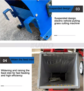 เครื่องย่อยกิ่งไม้แบบเคลื่อนที่ รุ่นใหม่ <span class=keywords><strong>UNIO</strong></span> 7.5 แรงม้า 2 ลิตร ใช้เครื่องยนต์เบนซิน/ดีเซล สำหรับย่อยกิ่งไม้ ต้นไม้ หญ้า และเศษวัสดุในสวนและฟาร์ม - Product Image 5