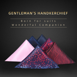 Traje de caballero, <span class=keywords><strong>camisa</strong></span> para <span class=keywords><strong>hombre</strong></span>, toalla de bolsillo, <span class=keywords><strong>pañuelo</strong></span> cuadrado de bolsillo de Color negro para traje de negocios - Product Image 6