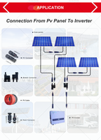 Rotes Solarpanel-Verlängerung kabel Kupferdraht Schwarzer und roter Solarpanel-Anschluss Solar-PV-Kabel verlängert 4mm 12AWG