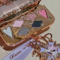 Palette de fards à paupières Flower Knows Knight Unicorn six couleurs, peut servir de fard à joues, fini satiné soyeux, 01 Daydream, toutes les couleurs sont disponibles