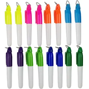 12 Colors Broad Tips Fabric Markers Mini Permanent Fabric Markers for Doodling